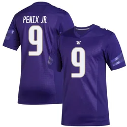 Men's Adidas Michael Penix Jr. Washington Huskies Premier Purple Replica Football Jersey