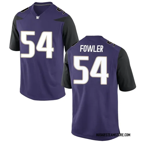 Men's Nike Drew Fowler Washington Huskies Replica Purple Football College Jersey