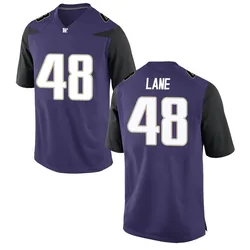 Men's Nike Jacob Lane Washington Huskies Game Purple Football College Jersey