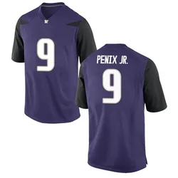Men's Michael Penix Jr. Washington Huskies Game Purple Football College Jersey