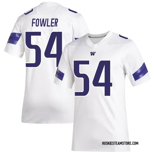 Youth Adidas Drew Fowler Washington Huskies Premier White Replica Football Jersey