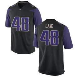 Youth Nike Jacob Lane Washington Huskies Game Black Football College Jersey